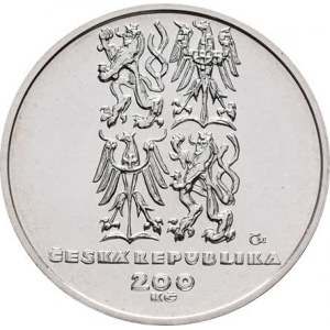Česká republika, 1993 -, 200 Koruna 1999 - vstup ČR do NATO, KM.34 (Ag900,