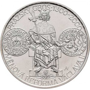 Česká republika, 1993 -, 200 Koruna 2000 - 700 let měnové reformy Václava II.,