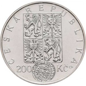 Česká republika, 1993 -, 200 Koruna 2000 - 700 let měnové reformy Václava II.,