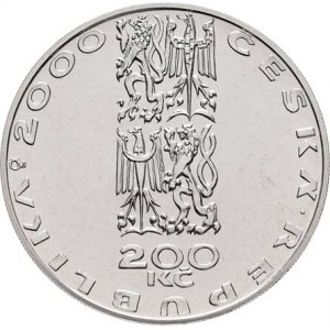 Česká republika, 1993 -, 200 Koruna 2000 - Počátek nového tisíciletí 2001,