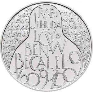 Česká republika, 1993 -, 200 Koruna 2009 - Rabi Jehuda Löw ben Becalel, KM.108