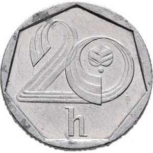 Česká republika, 1993 -, 20 Haléř 1995 - se značkou mincovny Hamburk,
