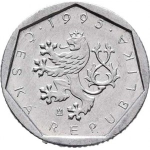 Česká republika, 1993 -, 20 Haléř 1995 - se značkou mincovny Hamburk,