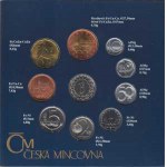 Česká republika, 1993 -, Sada oběhových mincí v původní etui - ročník 1995,