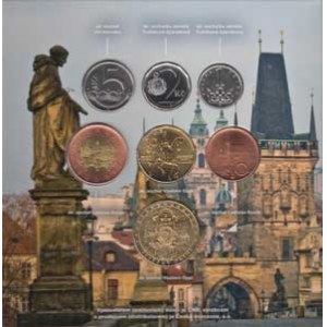 Česká republika, 1993 -, Sada oběhových mincí v původní etui - ročník 2012,