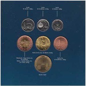 Česká republika, 1993 -, Sada oběhových mincí v původní etui - ročník 2013,