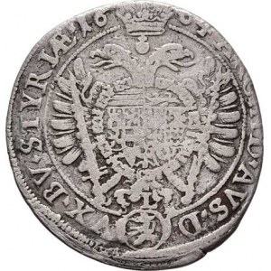 Leopold I., 1657 - 1705, XV Krejcar 1664 L, Štýrský Hradec-Haydt, hybridní