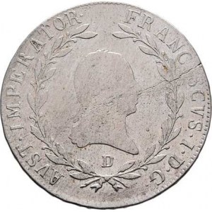 František II., 1792 - 1835, 20 Krejcar 1808 D, Salzburg, 6.600g, vlas. prasklina,