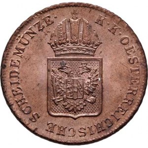 František II., 1792 - 1835, Cu Krejcar 1816 A, Vídeň, 8.292g, nep.skvrnky