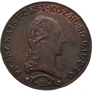 František II., 1792 - 1835, Cu Krejcar 1812 B, Kremnica, 5.255g, nep.vady razid.,