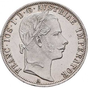 Rakouská a spolková měna, údobí let 1857 - 1892, Zlatník 1860 A - bez tečky za REX, 12.345g,