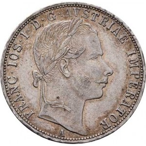 Rakouská a spolková měna, údobí let 1857 - 1892, Zlatník 1860 A - bez tečky za REX, 12.347g,