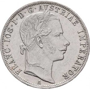Rakouská a spolková měna, údobí let 1857 - 1892, Zlatník 1860 A - bez tečky za REX, 12.312g,
