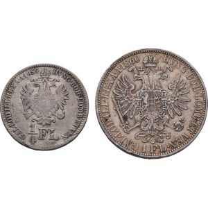 Rakouská a spolková měna, údobí let 1857 - 1892, Zlatník 1860 A - bez tečky za REX, 12.306g (-1/1