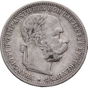 Korunová měna, údobí let 1892 - 1918, Koruna 1900, 4.948g, nep.hr., nep.rysky, patina