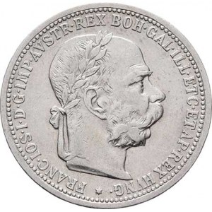 Korunová měna, údobí let 1892 - 1918, Koruna 1902, 4.941g, nep.hr., nep.rysky, patina