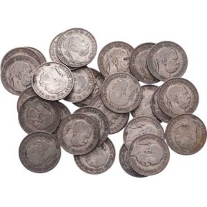 Korunová měna, údobí let 1892 - 1918, Koruna 1893 KB (19x), 1894 KB (10x), 1895 KB (1x),