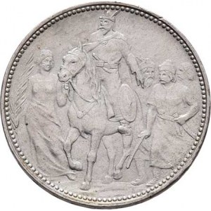 Korunová měna, údobí let 1892 - 1918, Koruna 1896 KB - mileniová, 4.987g, nep.hr.,