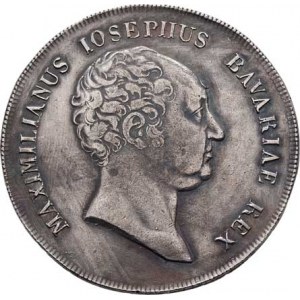 Bavorsko, Maximilian I. Josef, 1806 - 1825, Tolar korunní 1813, KM.358.1 (Ag868), 29.385g,