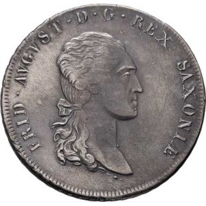 Sasko - království, Friedrich August I., 1806 - 1827, Tolar 1808 SGH, Drážďany, KM.1059.1 (Ag833),