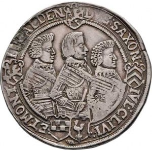 Sasko-Altenburg, Johann Phillip a bratři, 1602 - 1639, Tolar 1624 WA, Saalfeld-Albrecht Wolf, KM.Da
