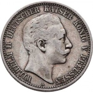 Prusko, Wilhelm II., 1888 - 1918, 2 Marka 1903 A, Berlín, KM.522 (Ag900), 11.015g,