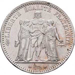 Francie, III.republika, 1871 - 1940, 5 Frank 1873 A, Paříž, KM.820.1 (Ag900), 24.978g,