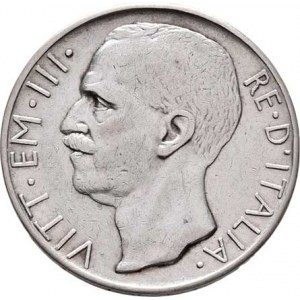 Itálie, Viktor Emanuel III., 1900 - 1946, 10 Lira 1927 R, Řím, KM.68 (Ag835), 9.852g, nep.hr.,