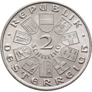 Rakousko, I. republika, 1918 - 1938, 2 Šilink 1932 - Haydn, KM.2848 (Ag640), 11.974g,