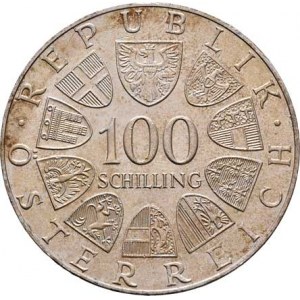 Rakousko - II. republika, 1945 -, 100 Šilink 1977 - 1200 let kláštera Kremsmünster,