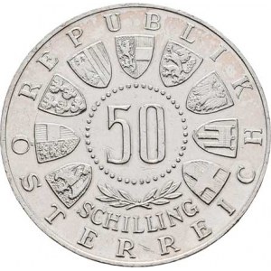 Rakousko - II. republika, 1945 -, 50 Šilink 1963 - 600 let smlouvy s Tyrolskem, KM.2894