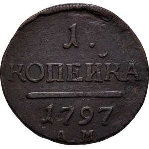 Rusko, Pavel, 1796 - 1801, Kopějka 1797 AM, Anensk, Uzd.2883 (XI.A/a), Cr.94.1,