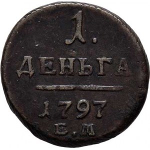 Rusko, Pavel, 1796 - 1801, Děnga 1797 EM, Jekatěrinburg, Uzd.2885 (XI.A/a),