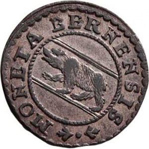 Švýcarsko - kanton Bern, Vierer (1/2 Krejcar) 1794, KM.122 (bilon), 0.569g,