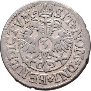 Švýcarsko - kanton Luzern, 3 Krejcar (1)601, Sa.1699 (obr.791), jako KM.9,