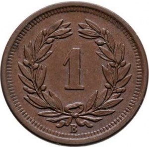 Švýcarsko, republika, Rap 1895 B, KM.3 (bronz), 1.543g, nep.hr., nep.rysky,