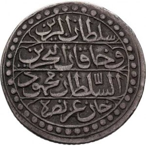 Alžír, Mahmud II., 1808 - 1839, AR Budju, AH.1240 (= 1824), KM.68, 10.033g, nep.exc.,