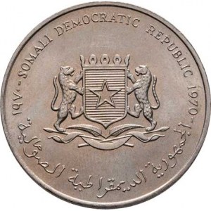 Somálsko, republika, 1950 -, 5 Shillings 1970 - FAO - domácí zvířata, KM.15