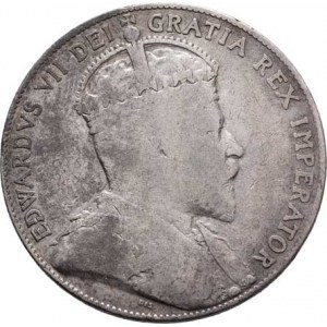 Kanada, Edward VII., 1901 - 1910, 50 Cent 1910, KM.12 (Ag925), 11.358g, dr.hr.,