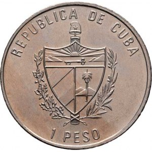 Kuba, republika, 1898 -, Peso 1996 - FAO - sklizeň ovoce, KM.731 (CuNi),