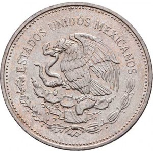 Mexiko, republika, 1867 -, 100 Pesos 1985 - MS ve fotbale, KM.499 (Ag720),