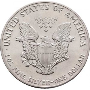 USA, Dolar 1989, KM.273 (Ag999, 1 unce), 31.205g