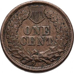 USA, Cent 1862 - Indián, KM.90 (CuNi), 4.661g, nep.hr.,