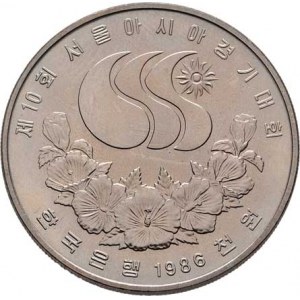 Korejská republika, 1000 Won 1986 - 10.Asijské hry - Lví tanec, KM.41