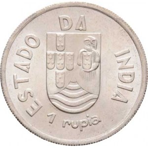 Portugalská Indie, kolonie republiky, 1908 -, Rupie 1935, KM.22 (Ag917, jediný ročník, 300.000 ks),