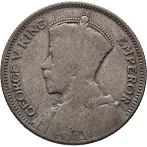 Fiji, George V., 1910 - 1936, Shilling 1934, KM.4 (Ag500), 5.475g, nep.hr.,