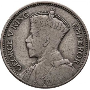 Fiji, George V., 1910 - 1936, Shilling 1935, KM.4 (Ag500), 5.544g, nep.hr.,