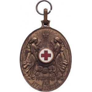Rakousko - Uhersko, František Josef I., 1848 - 1916, Červený kříž - bronzová medaile - mírová skupi