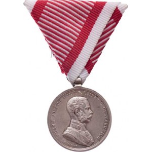 Rakousko - Uhersko, František Josef I., 1848 - 1916, Malá stříbrná medaile za statečnost, Marko.231