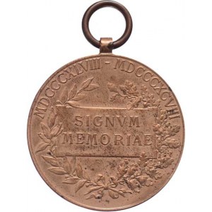 Rakousko - Uhersko, František Josef I., 1848 - 1916, Jubilejní vojenská pamětní medaile 1898, Marko